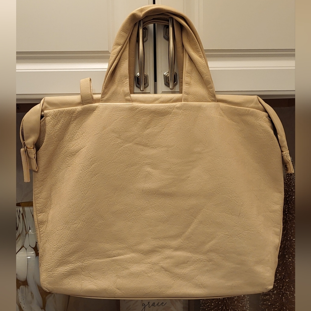 Alberta Di Canio Women's Cream Shoulder Bag - Picture 2 of 16